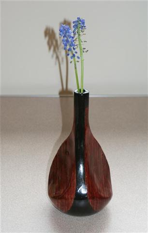 Bud vase by Pat Hughes